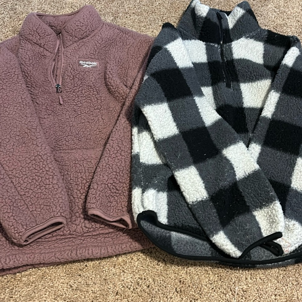 reebok sherpa coats